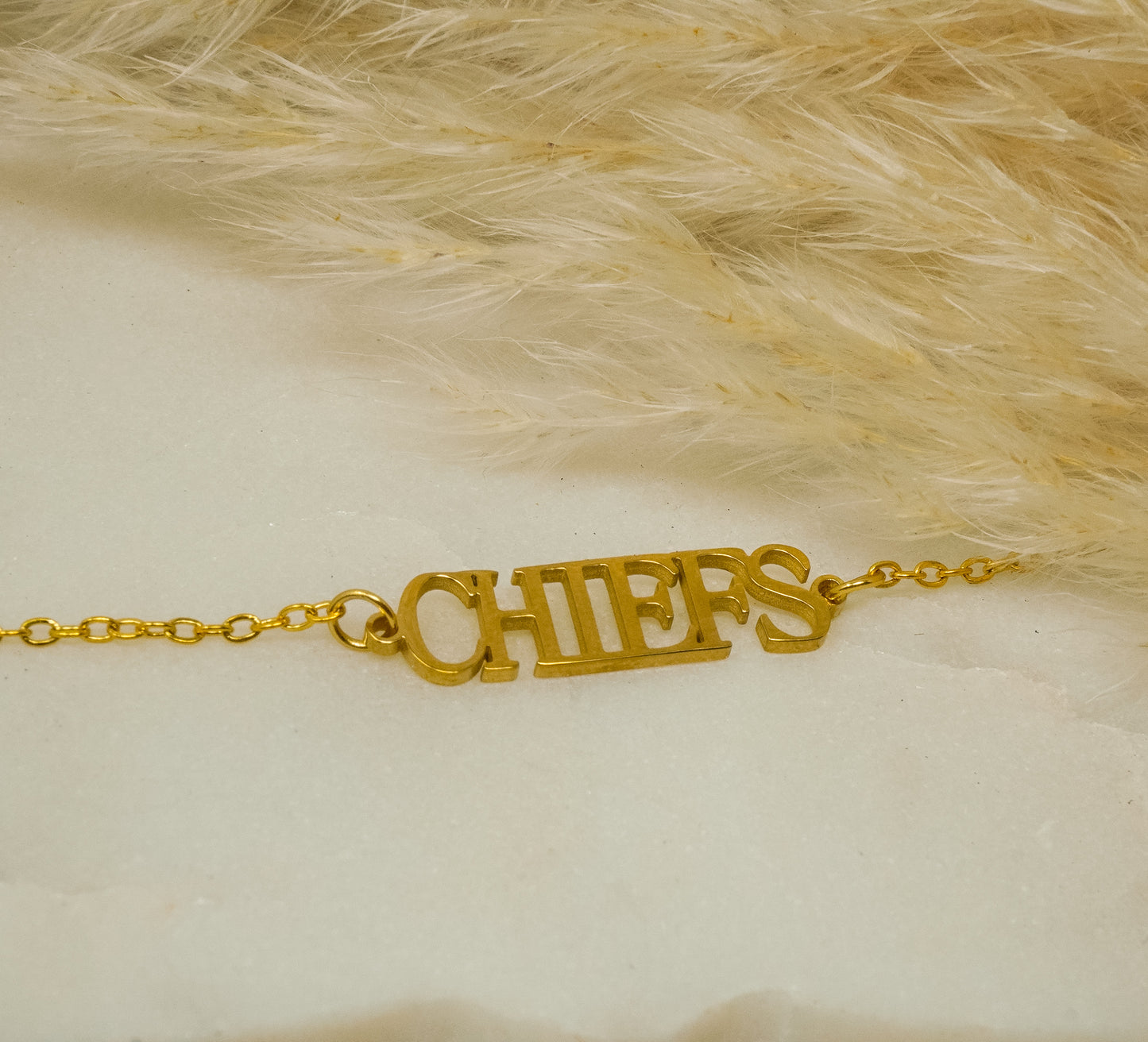 Chiefs Stainless Steel Bracelet