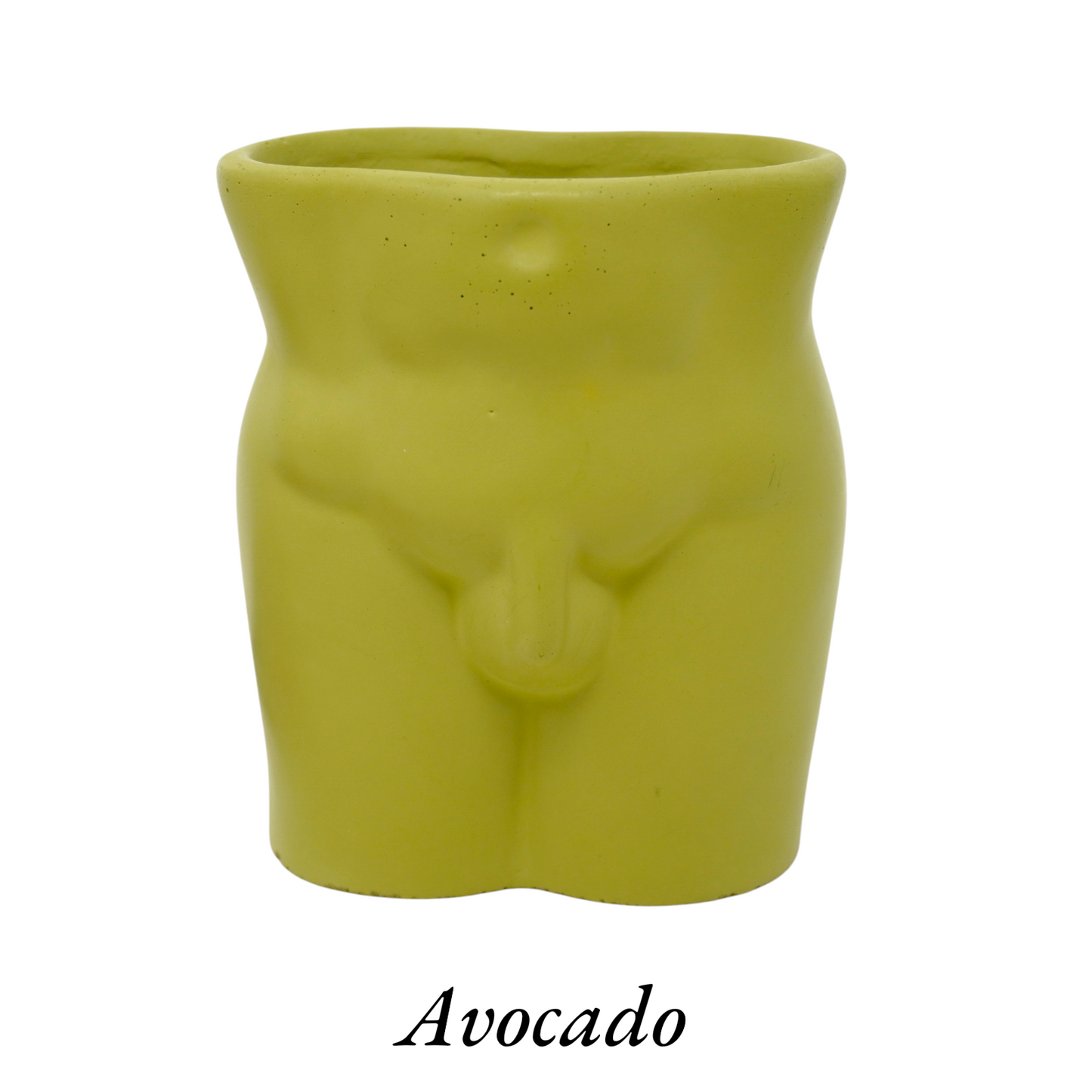 Male Body Cement Planter
