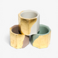 Mini Gold Leaf Cement Planter