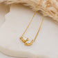 Double Cubic Stainless Steel Necklace