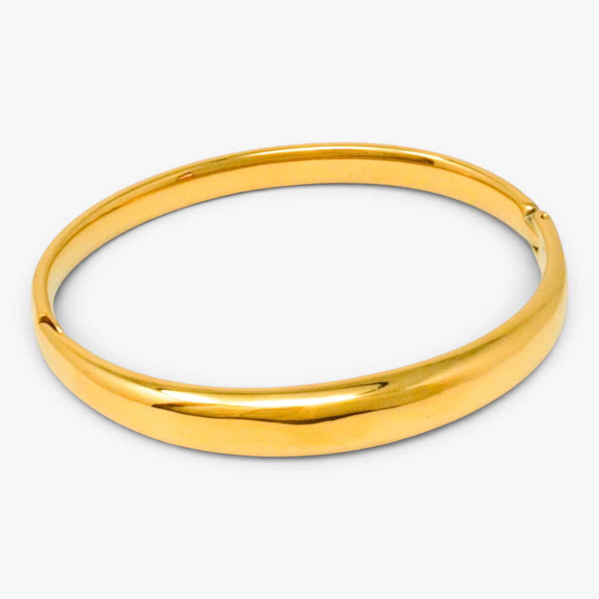 Simple Stainless Steel Bangle Bracelet