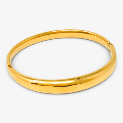 Simple Stainless Steel Bangle Bracelet