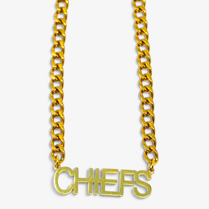 Chiefs Stainless Steel Necklace