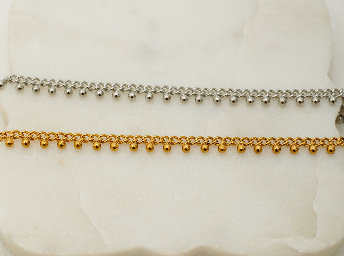 Stainless Steel Ball Bracelet