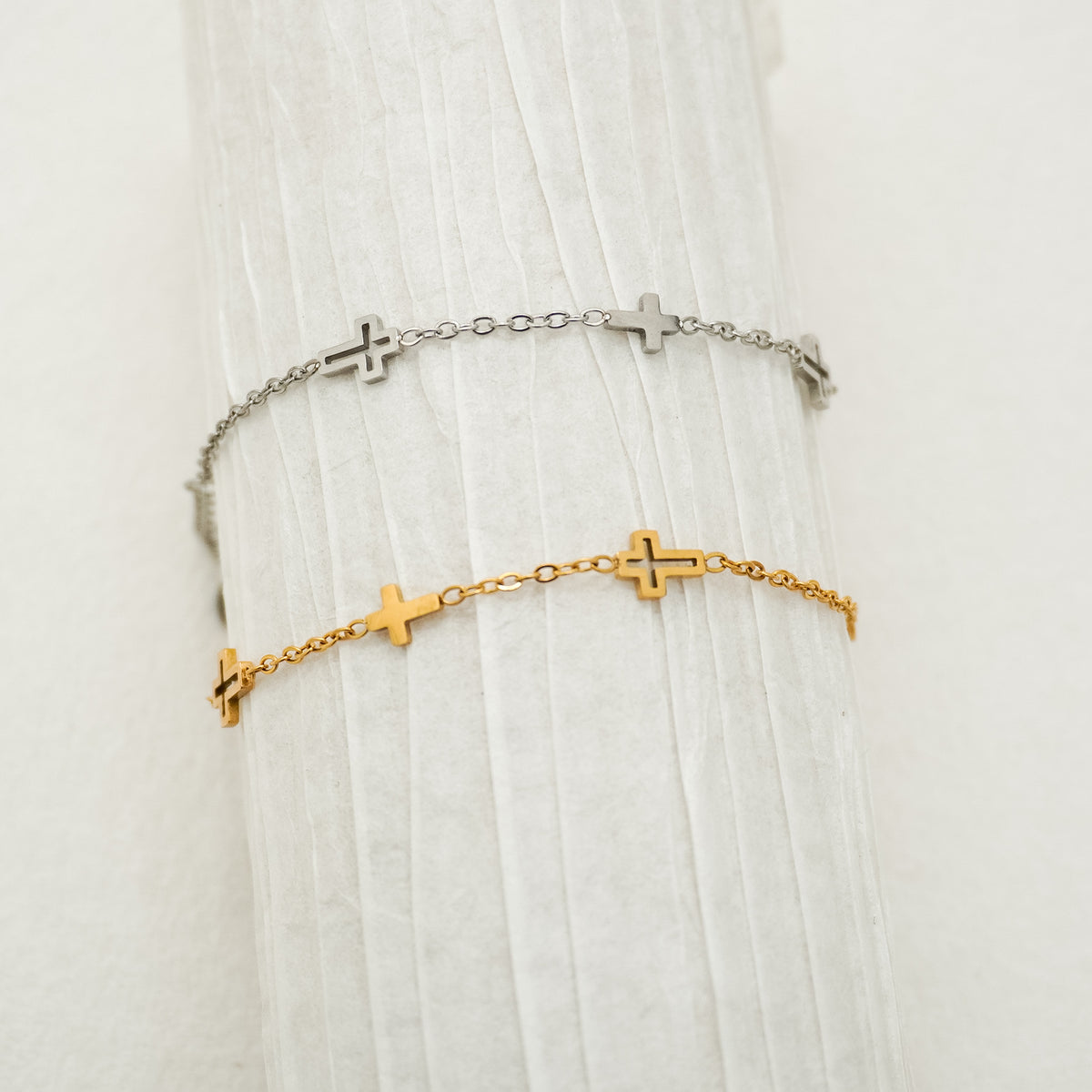 Cross Stainless Steel Bracelet