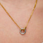 Connected Circles Chain Stainless Steel Necklace