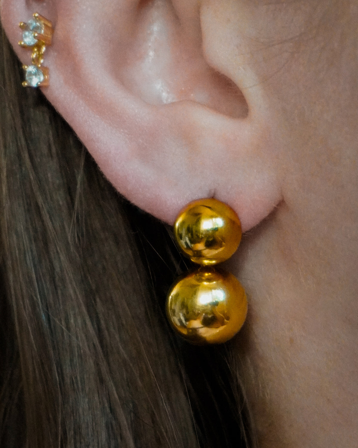 Ball Stainless Steel Stud Earrings