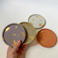 Gold Leaf Cement Coasters