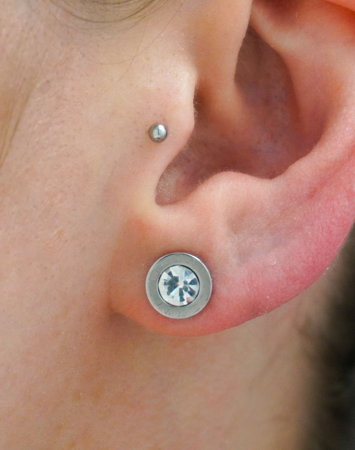 Clock Stainless Steel Stud Earrings