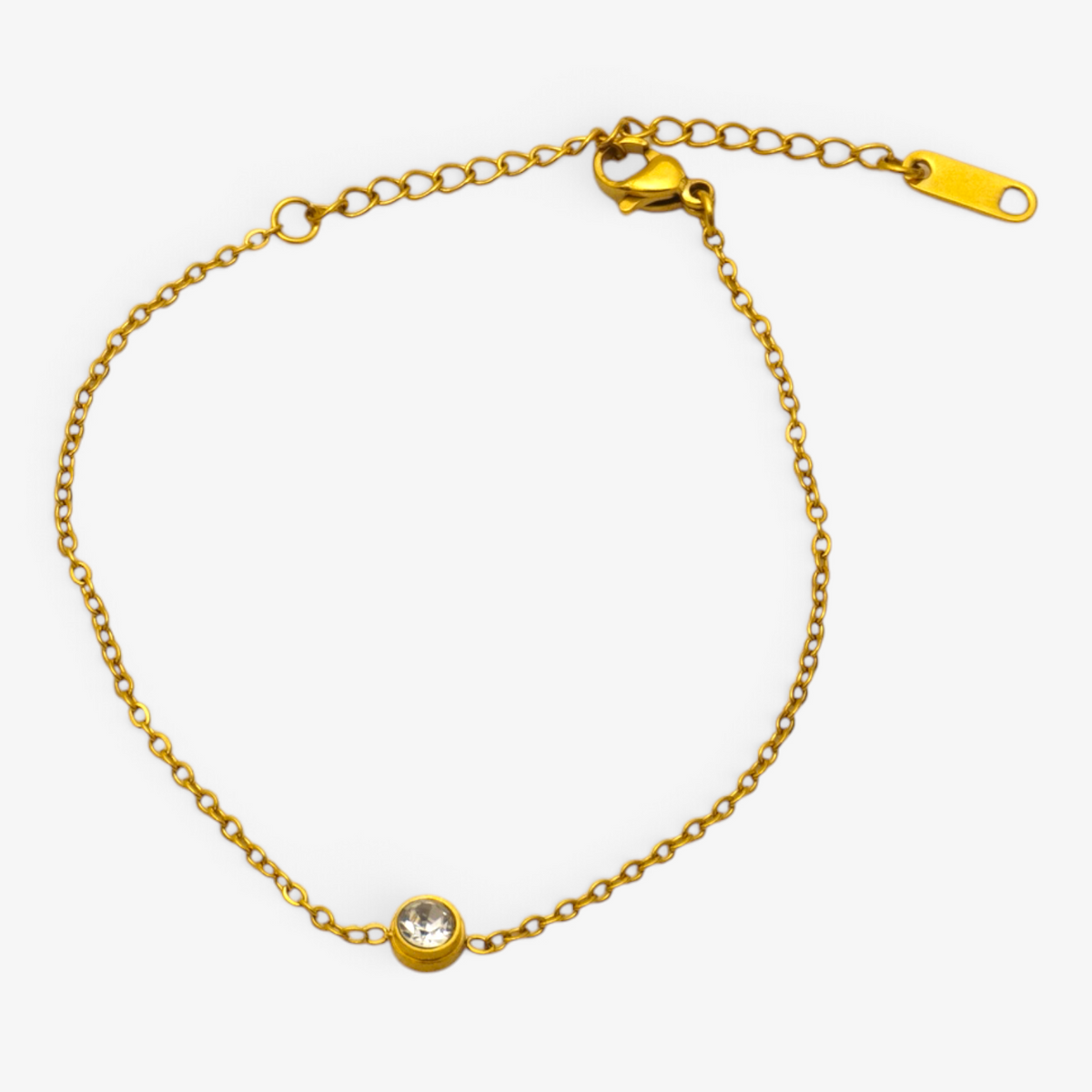 Single Cubic Stainless Steel Bracelet