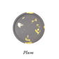 Gold Leaf Cement Coasters