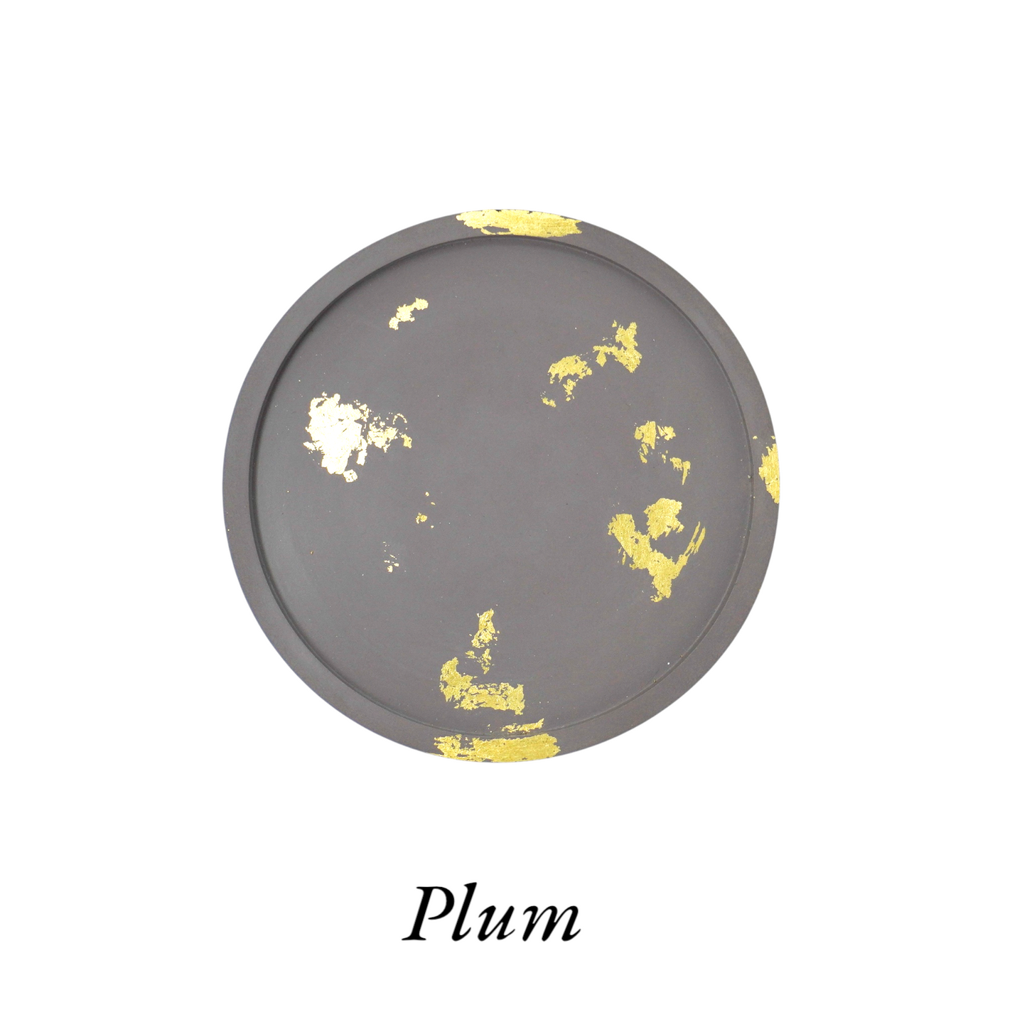 Gold Leaf Cement Coasters