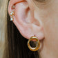 Geometric Oval Stainless Steel Studs