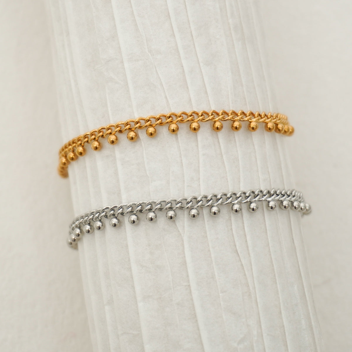 Stainless Steel Ball Bracelet