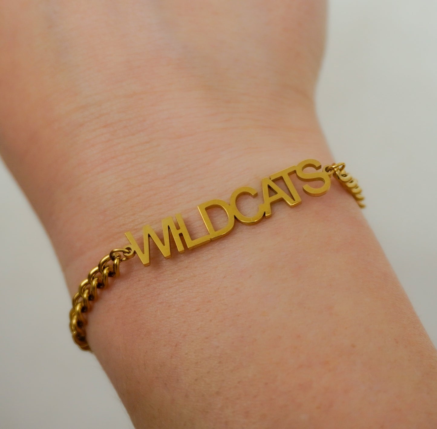 Wildcats Stainless Steel Bracelet