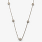 Long Cubic Stainless Steel Necklace