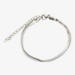 Double Layer Snake Chain Stainless Steel Bracelet