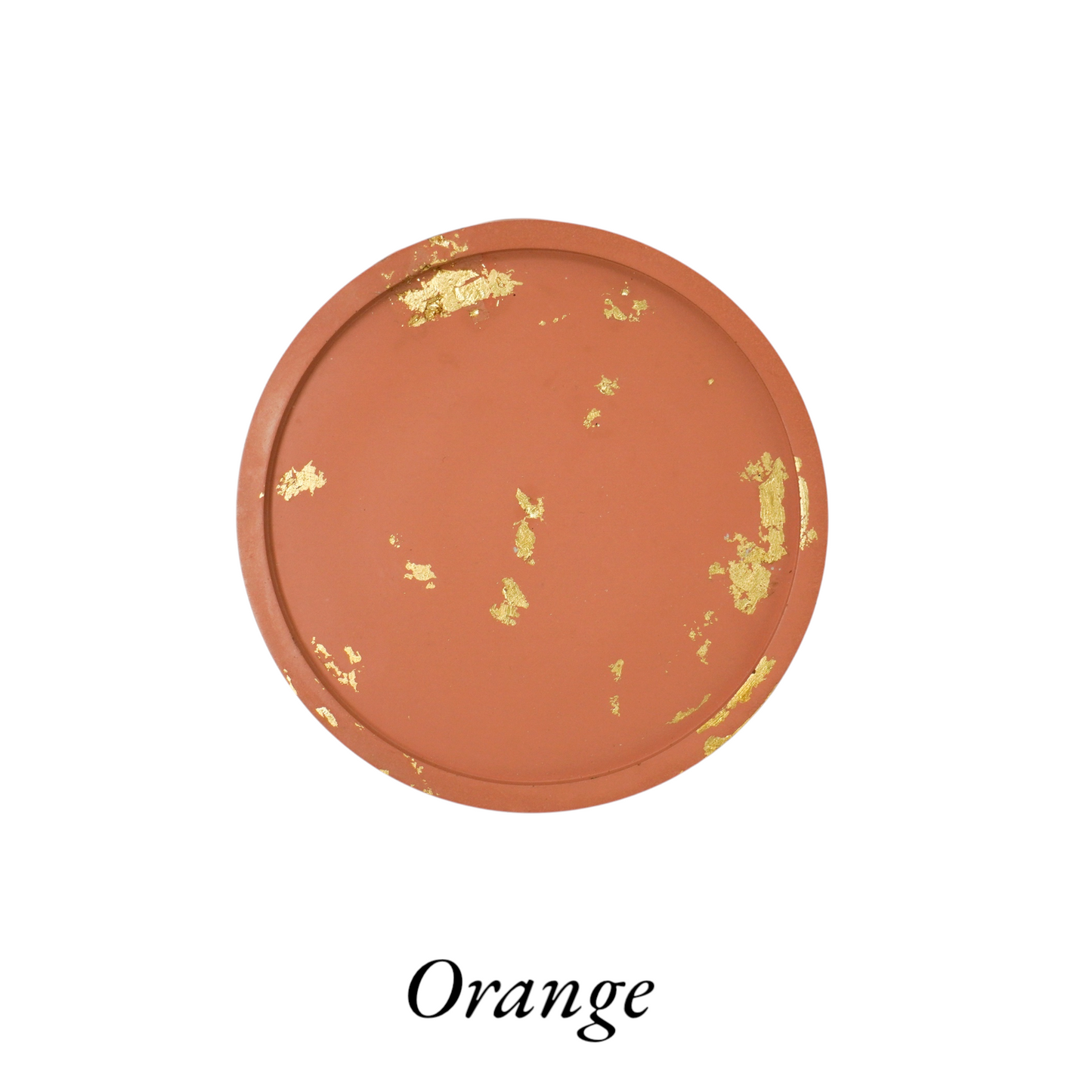 Gold Leaf Cement Coasters