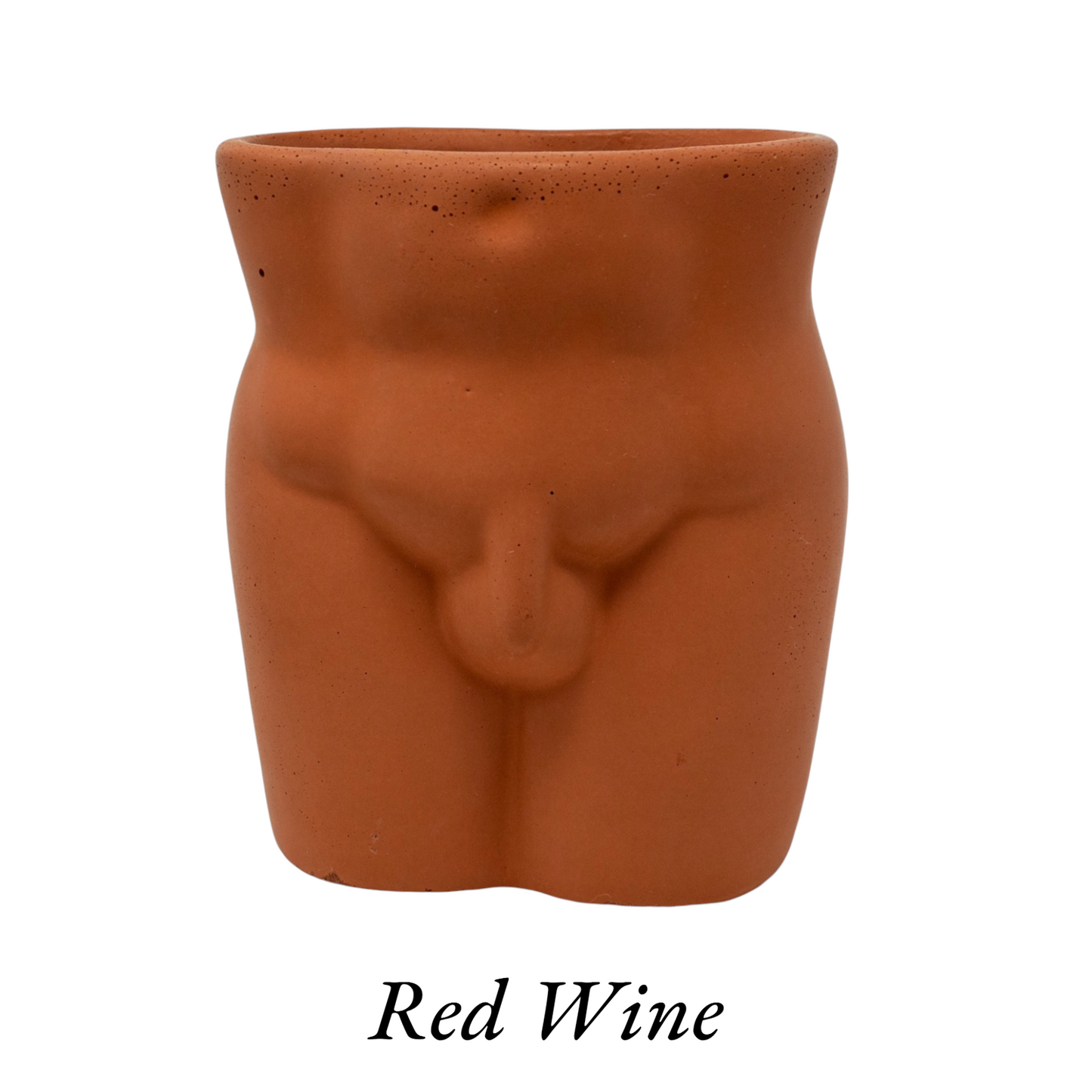 Male Body Cement Planter