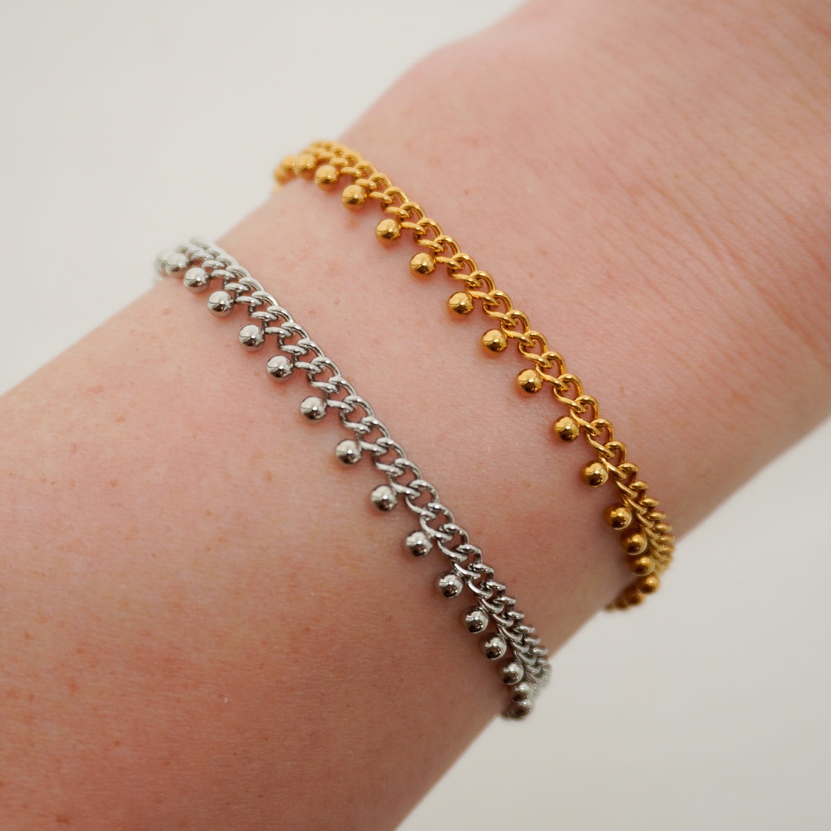 Stainless Steel Ball Bracelet