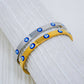 Evil Eye Stainless Steel Bangle Bracelet