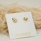 Mini Star Huggie Stainless Steel Hoops