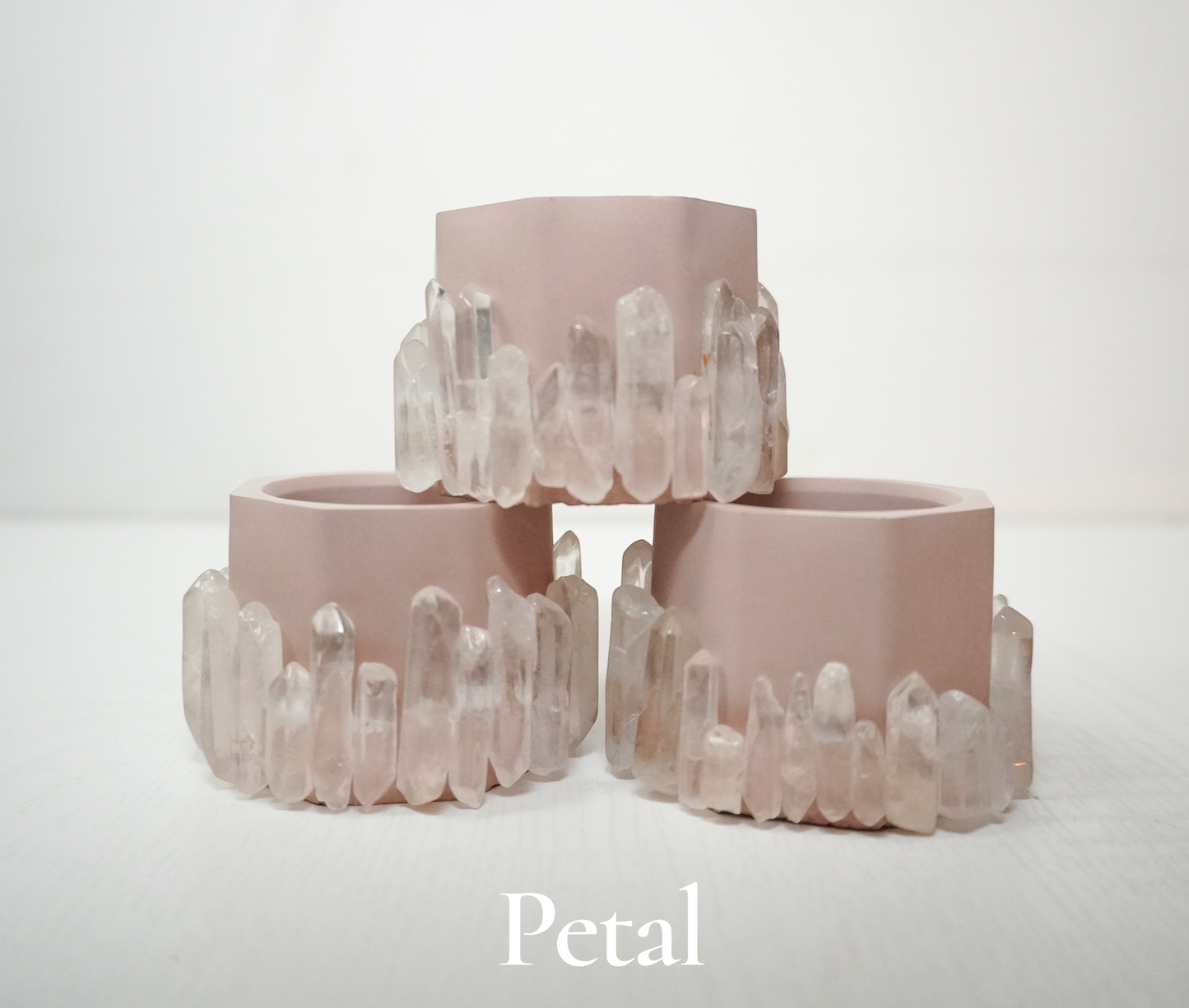 Crystal Point Cement Planter
