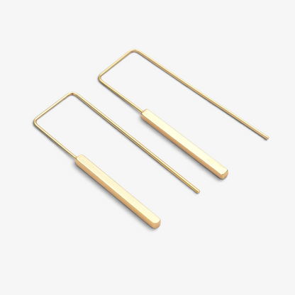 Simple Geometric Bar Earrings