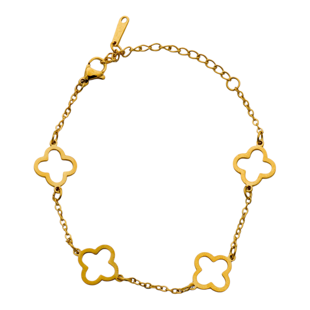 Clover Stainless Steel Bracelet