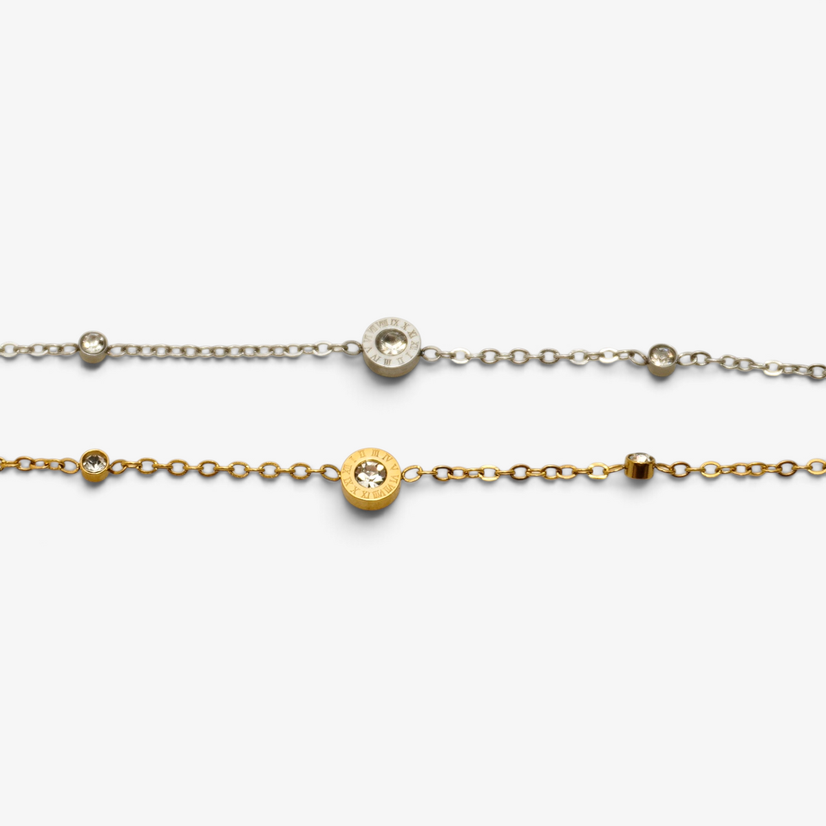 Cubic Clock Stainless Steel Bracelet