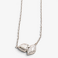 Double Cubic Stainless Steel Necklace