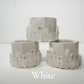 Crystal Point Cement Planter