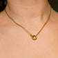 Connected Circles Chain Stainless Steel Necklace