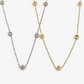 Long Cubic Stainless Steel Necklace