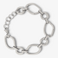 Geometric Oval Stainless Steel Bracelet