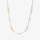 Faux Pearl Stainless Steel Necklace