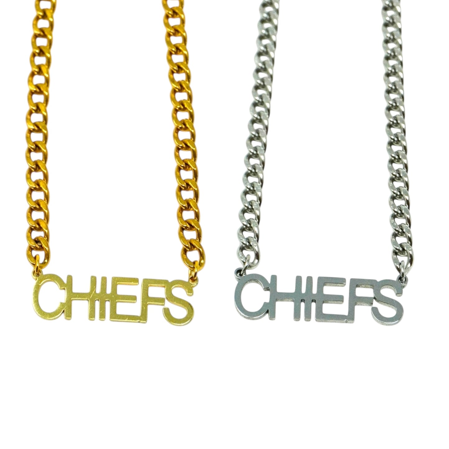 Chiefs Stainless Steel Necklace