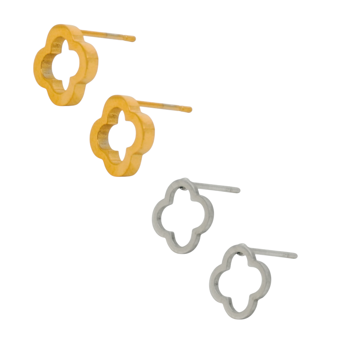 Clover stainless steel studs
