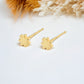 Gold Plated Dainty Star Studs