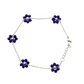 Beaded Flower Stainless Steel Bracelet