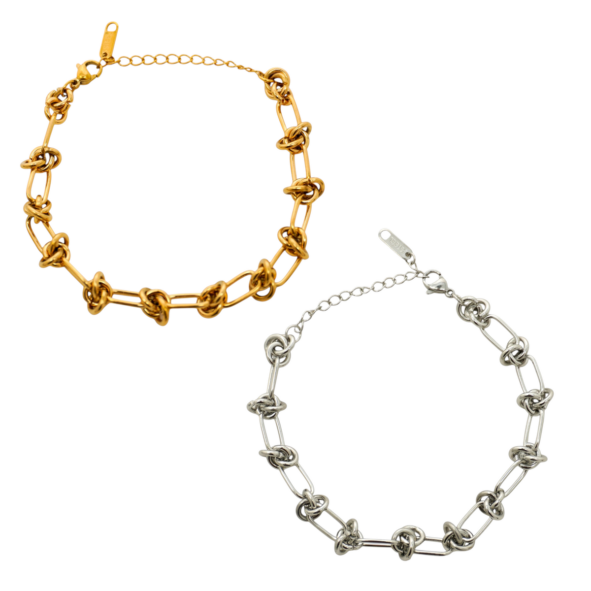 Braided Knot Stainless Steel Bracelet