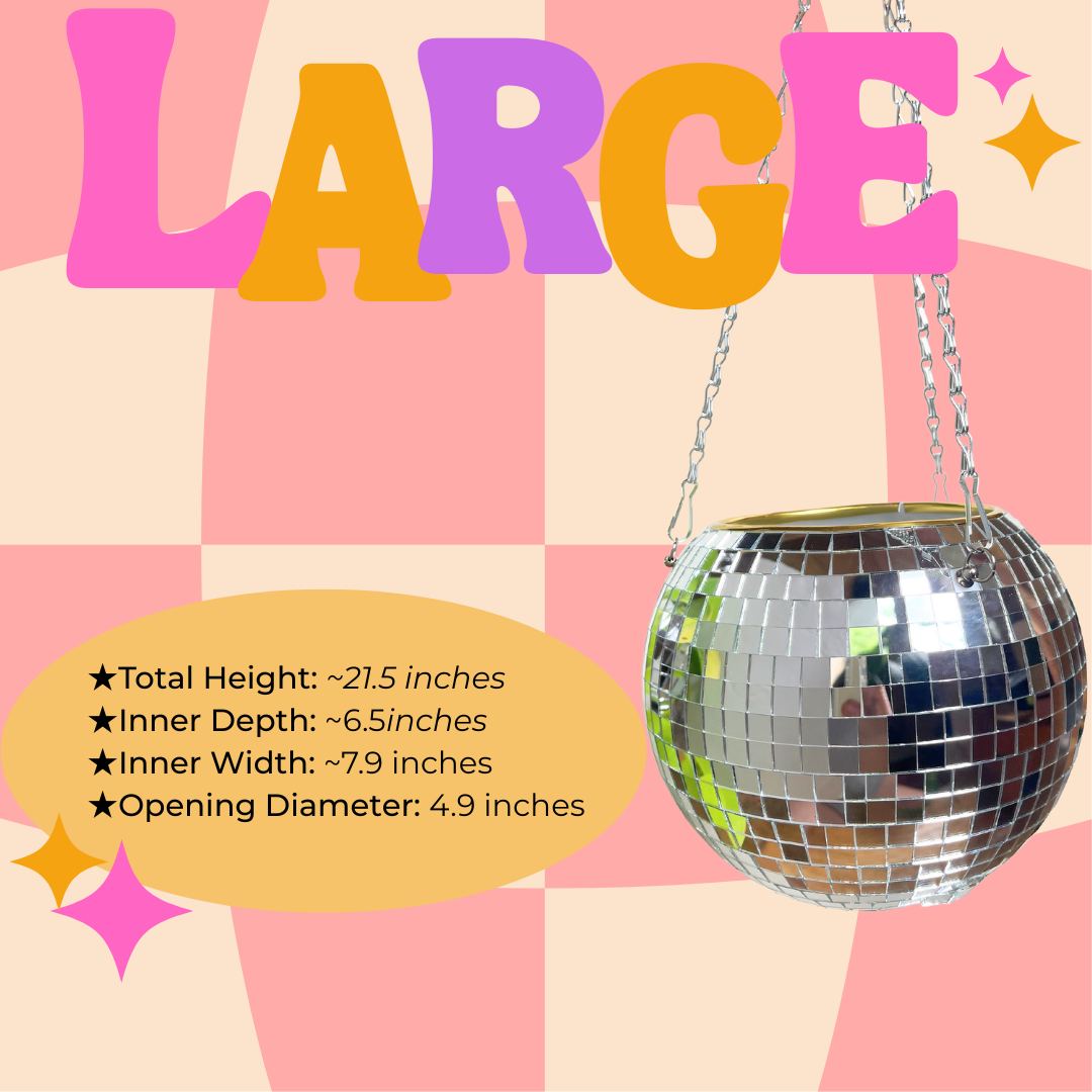 Hanging Disco Ball Planter – Lex Moderne