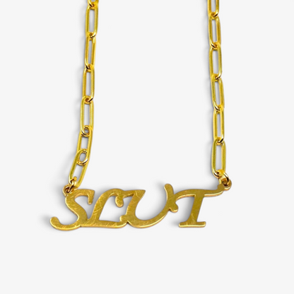 Slut Stainless Steel Necklace