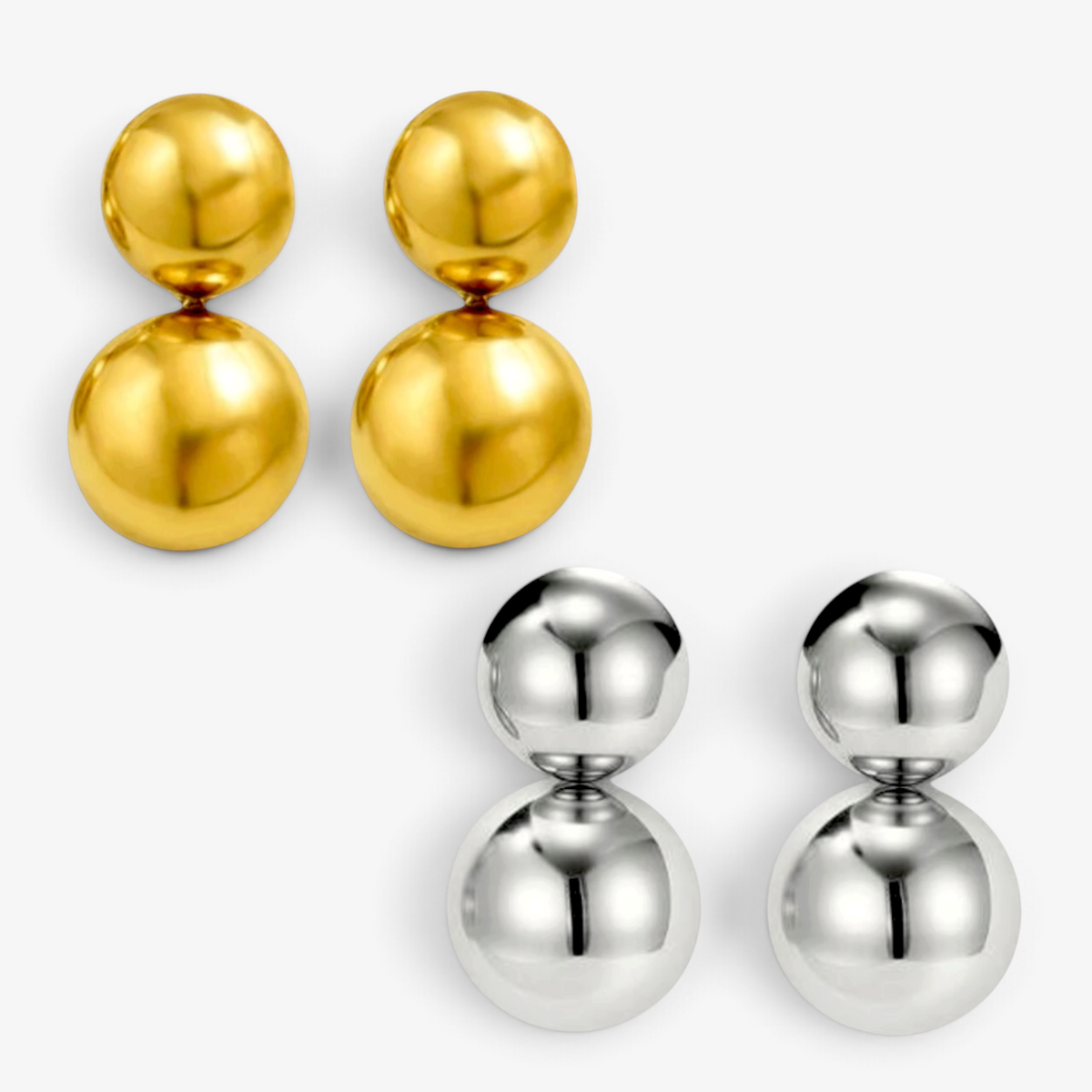 Ball Stainless Steel Stud Earrings