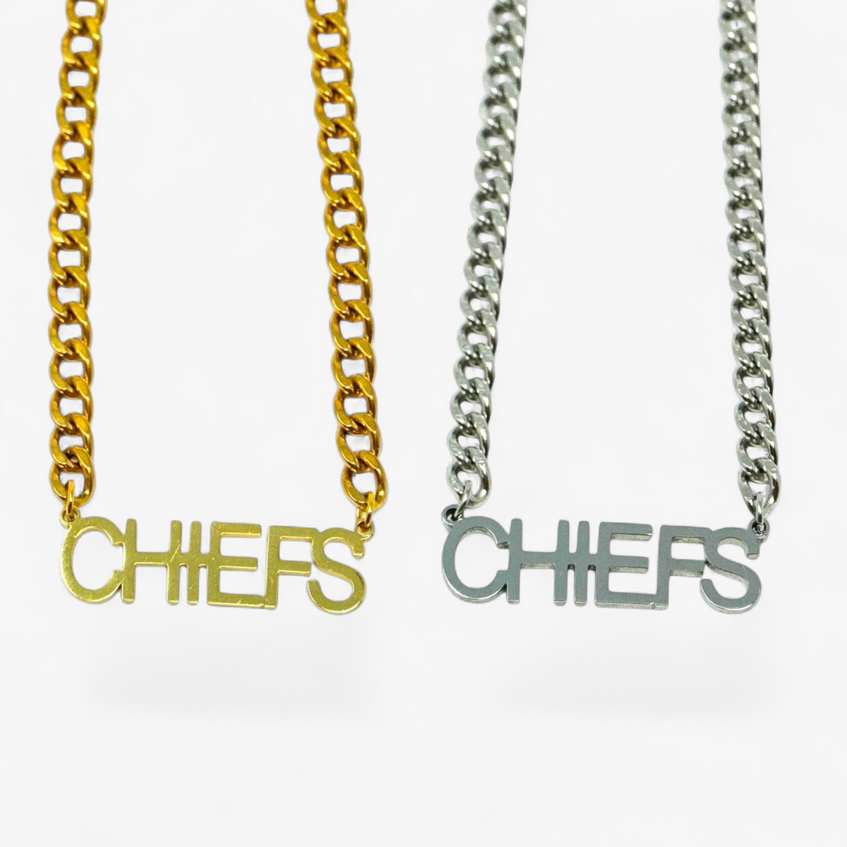 Chiefs Stainless Steel Necklace