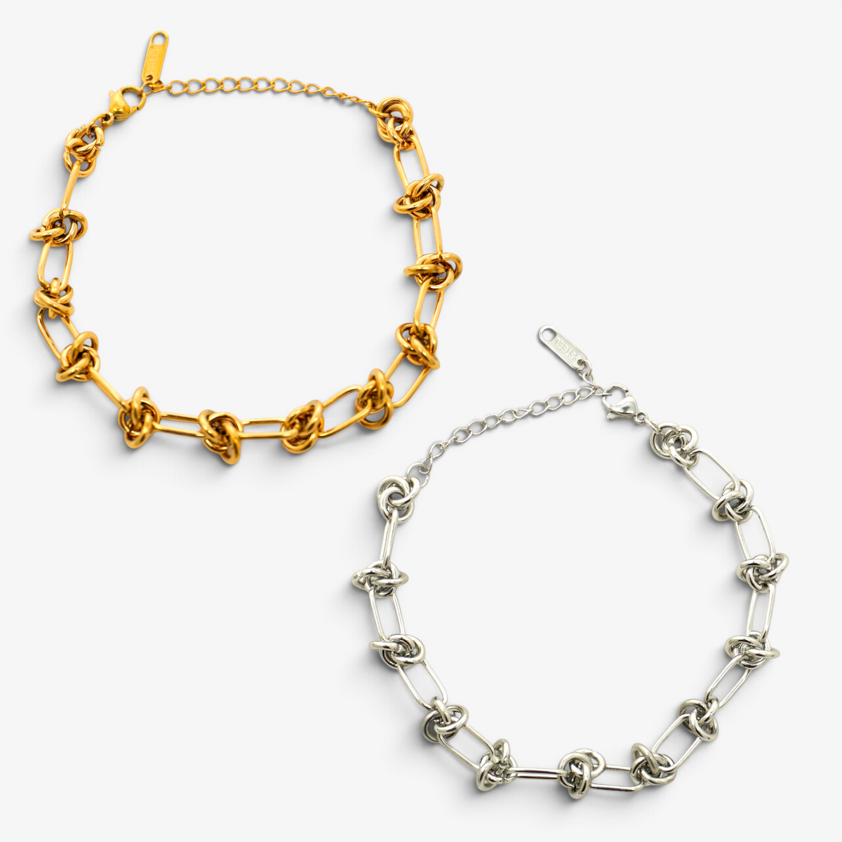 Braided Knot Stainless Steel Bracelet