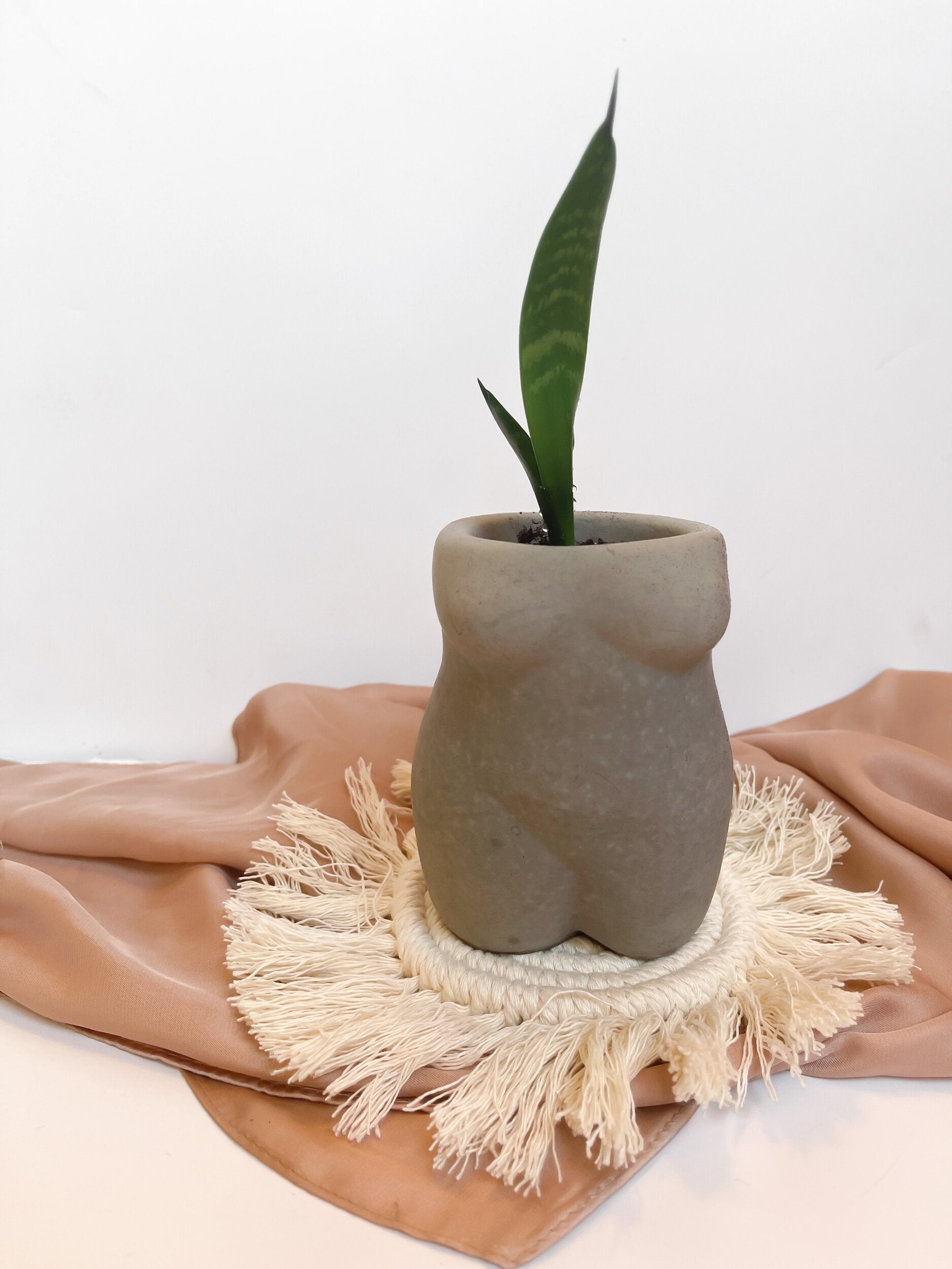 Naked Body Cement Planter