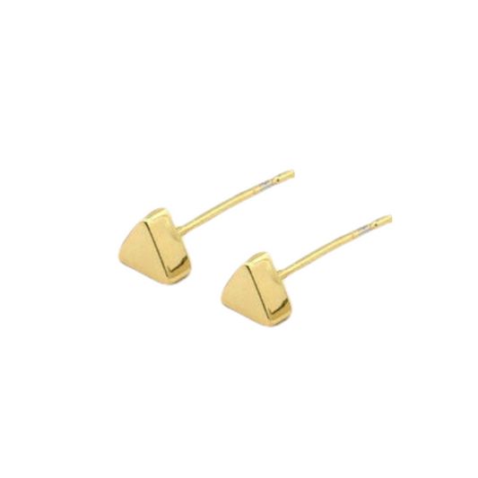 Triangle Gold Plated Studs