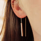 Simple Geometric Bar Earrings
