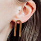 Gold Plated Arch Studs